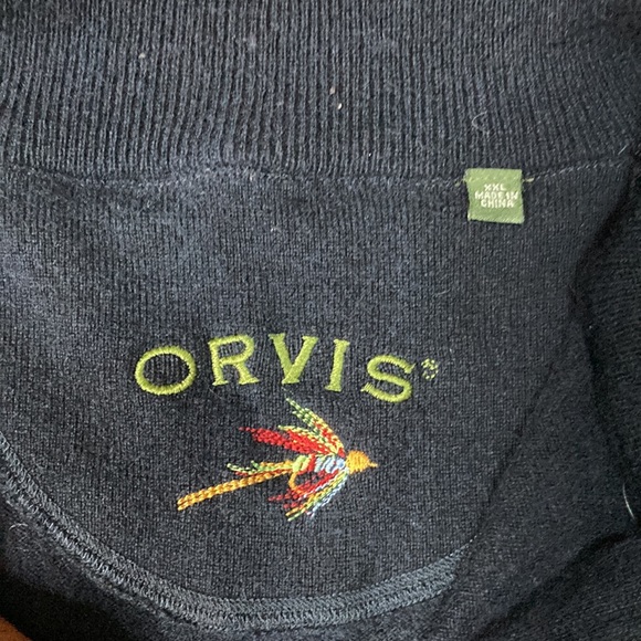 Orvis soft blue cotton cashmere blend sweater size XXL - Picture 4 of 6